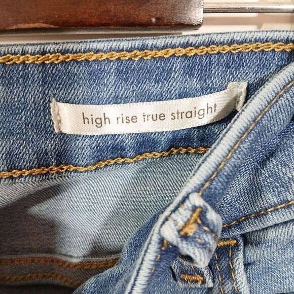 Wrangler High Rise True Straight Leg Jeans - Picture 8 of 10